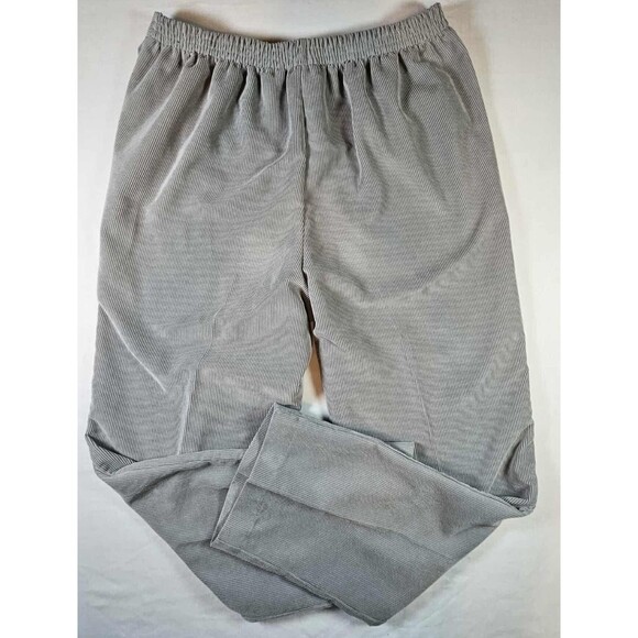 Alfred Dunner Casual Corduroy Pants Size 12 Elastic Waist Wide - Picture 2 of 7
